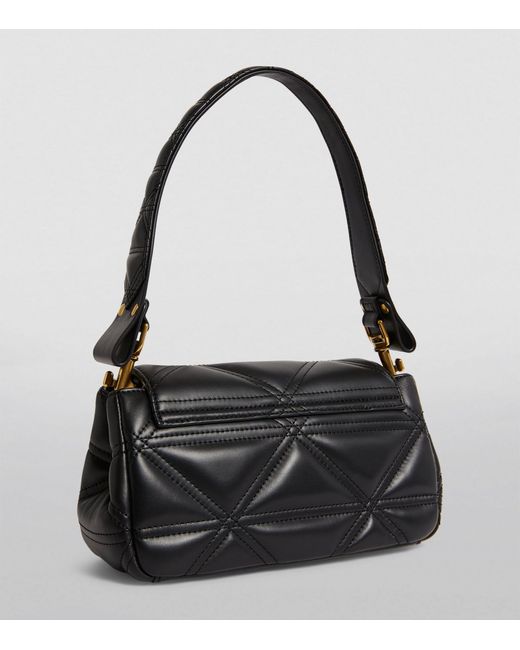 Vivienne Westwood Black Leather Hazel Shoulder Bag