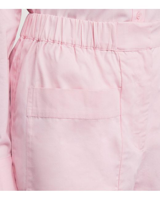 Maje Pink Cotton Shorts