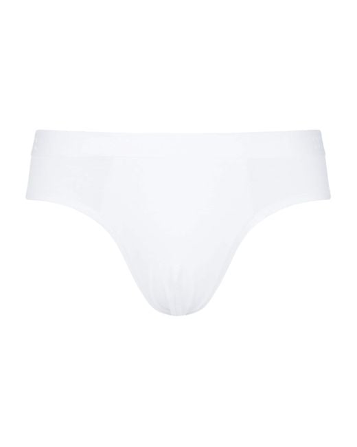 Derek Rose White Jack Pima Cotton Briefs for men