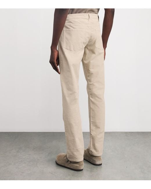 PAIGE Natural Corduroy Federal Slim-Straight Jeans for men