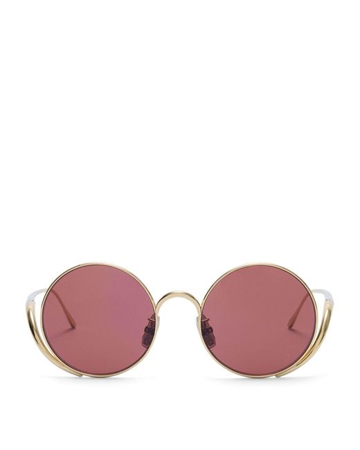 Loewe Pink Round Island Sunglasses