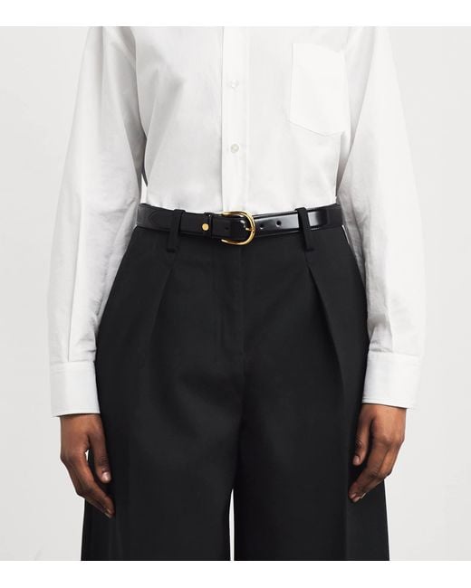Harrods Black Leather Belt