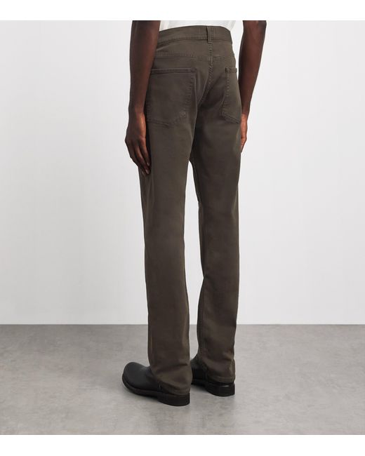 7 For All Mankind Gray The Straight Jeans for men