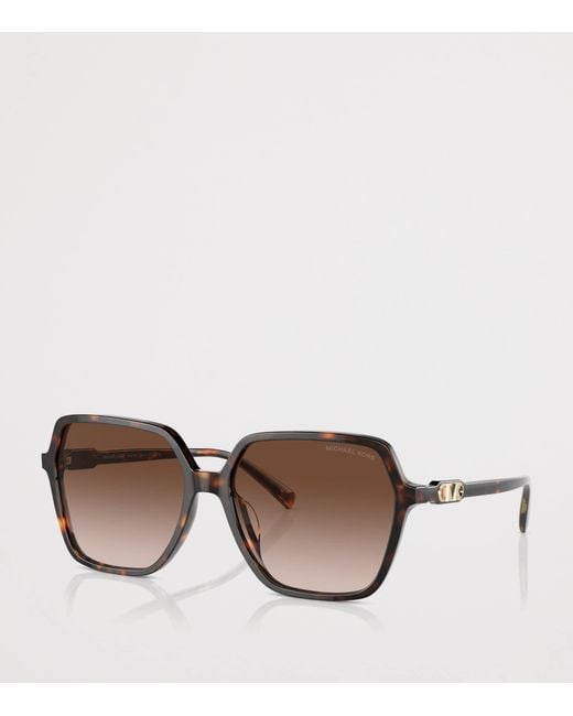 Michael Kors Brown Jasper Square Sunglasses