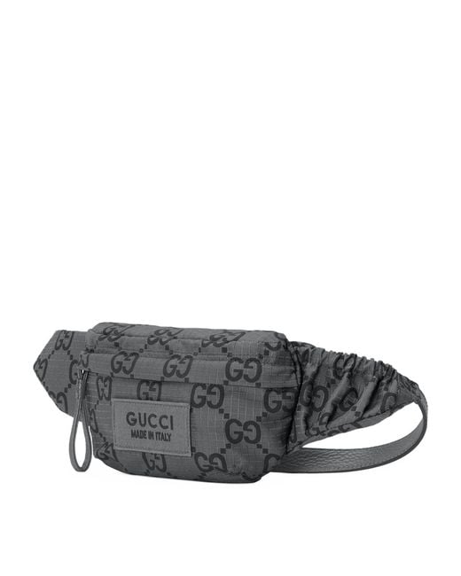 Gucci Gray Recycled Canvas Gg Belt Bag for men