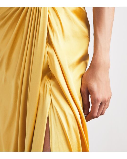Gaurav Gupta Metallic Silk Solar Radiance Gown