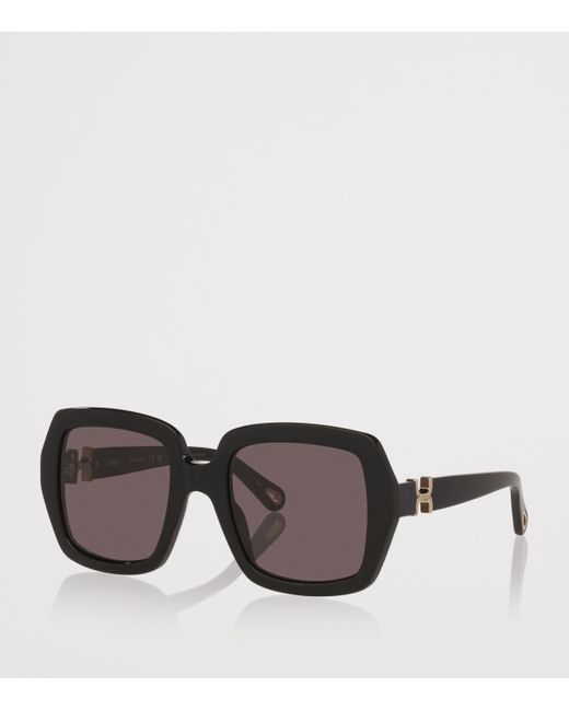 Chloé Brown 06N000575 Rectangle Sunglasses