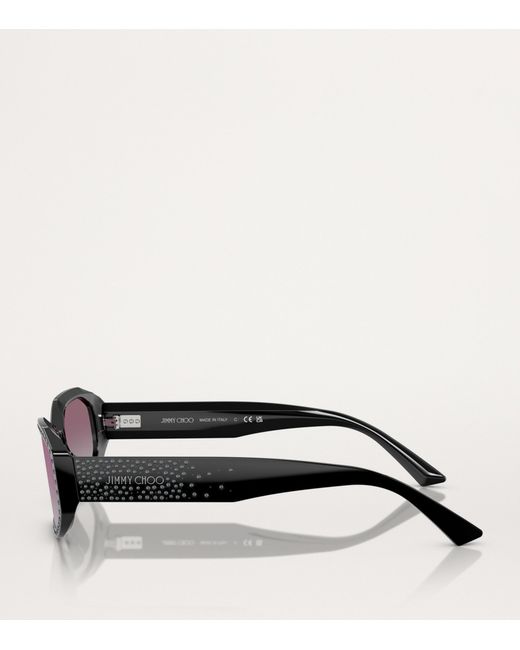 Jimmy Choo Black Acetate Jc5021Bu Sunglasses