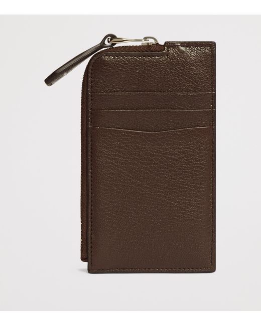 Dunhill Brown Goatskin Duke Fine Card Holder for men