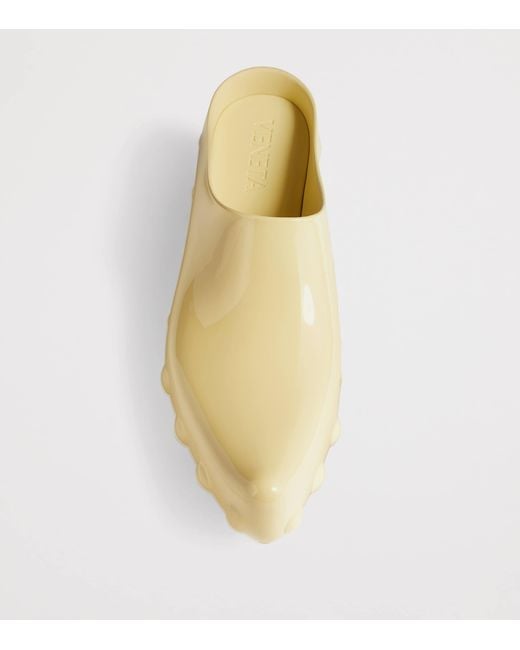 Bottega Veneta Natural Curved-Toe Gondola Clog Mules 65
