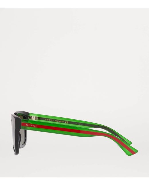 Gucci Green Acetate 0Gc001653 Sunglasses for men