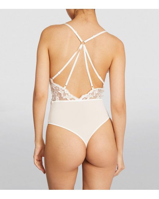 Aubade White Kiss Of Love Bodysuit