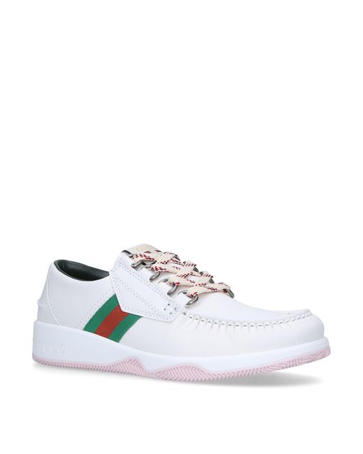 gucci white trainers mens