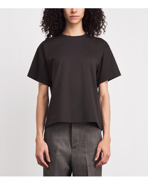 ME+EM Black Organic Cotton Oversized T-Shirt