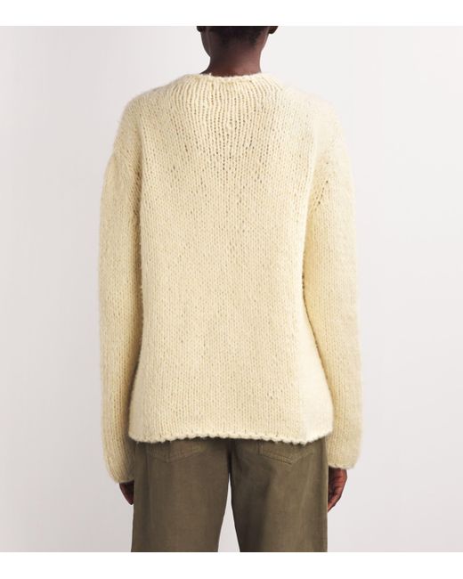 The Row Natural Helfi Cashmere Sweater