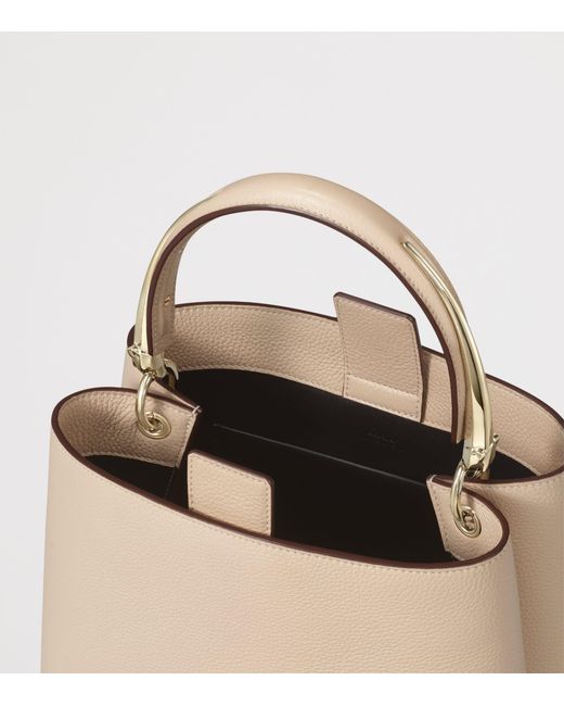 Cartier Natural Leather Panthère De Double Top-Handle Bag