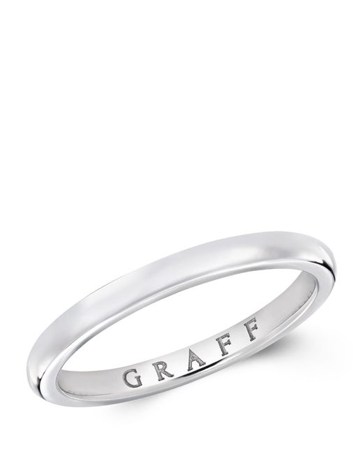 Graff White Platinum Classic Wedding Ring