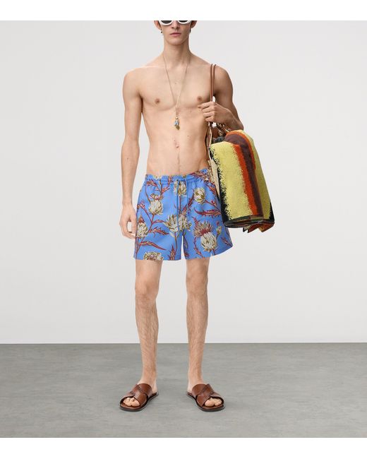 Loewe Blue X Paula's Ibiza Artichoke Swim Shorts for men