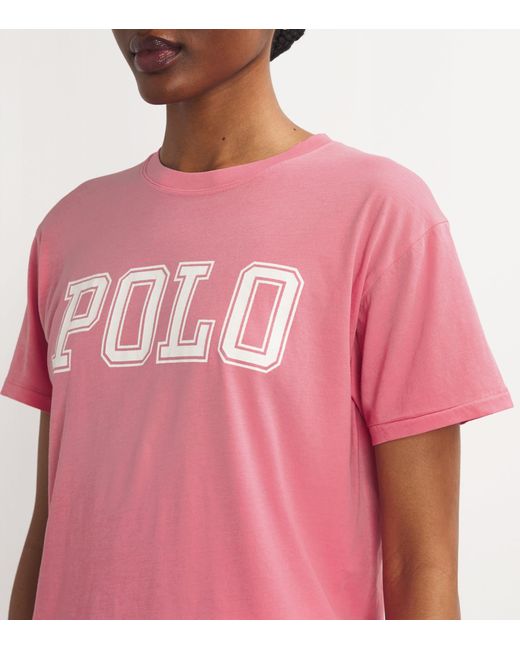 Polo Ralph Lauren Pink Cotton T-shirt
