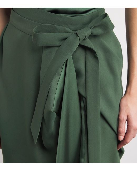 Vivienne Westwood Green Zora Midi Skirt