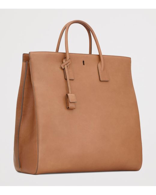 Saint Laurent Brown Large Sac De Jour Tote Bag