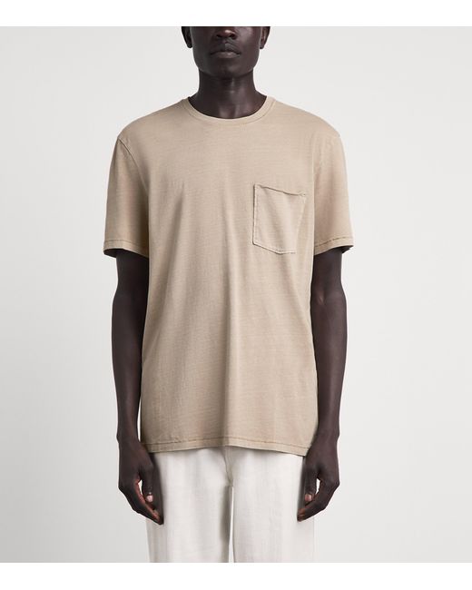 PAIGE White Cotton Ramirez T-Shirt for men