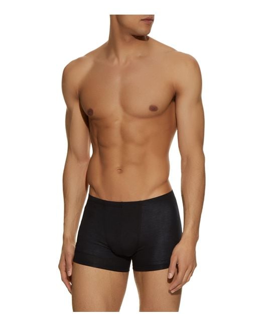 Zimmerli of Switzerland Black 700 Pureness Trunks for men