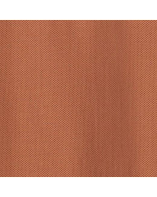 Burberry Brown Cotton Piqué Slim Polo Shirt for men