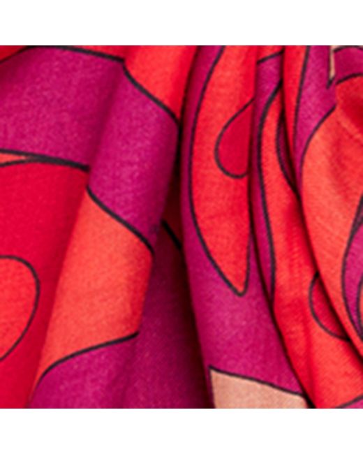 LaDoubleJ Red Printed Scarf