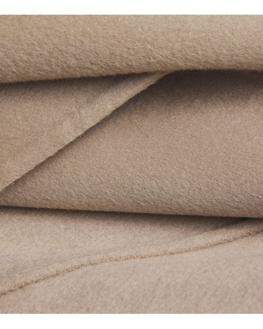 Soft Goat Brown Wool-Cashmere Short Jacket