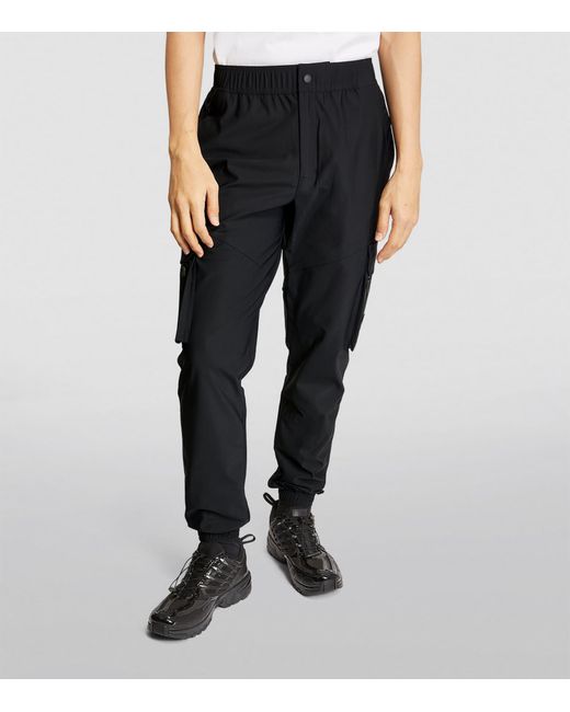 Moose Knuckles Black Technical Sussex Trousers for men