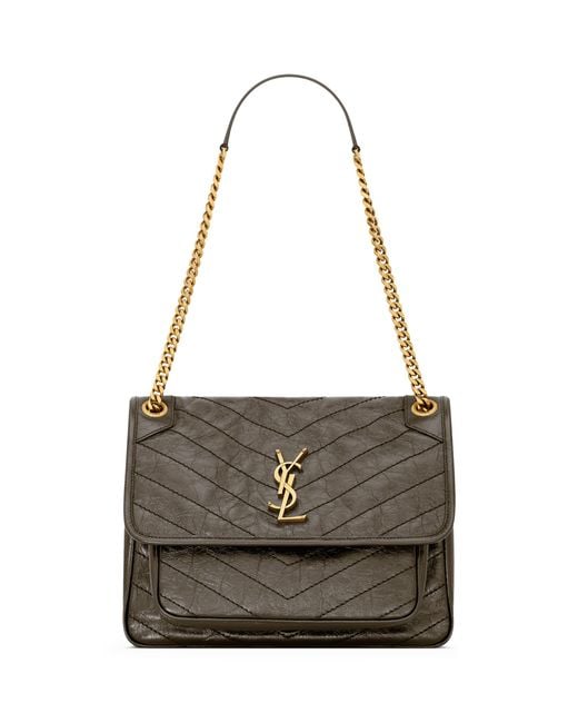 Saint Laurent Metallic Medium Niki Shoulder Bag