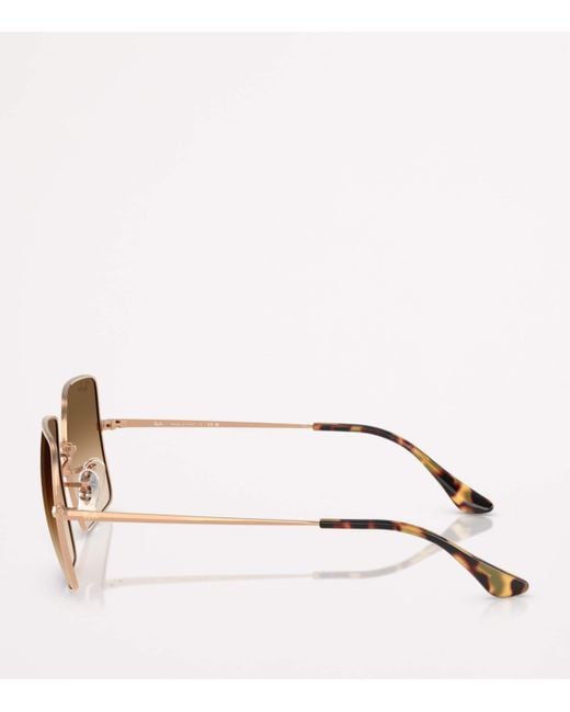 Ray-Ban Brown Rb1971 Square 1971 Classic Sunglasses for men