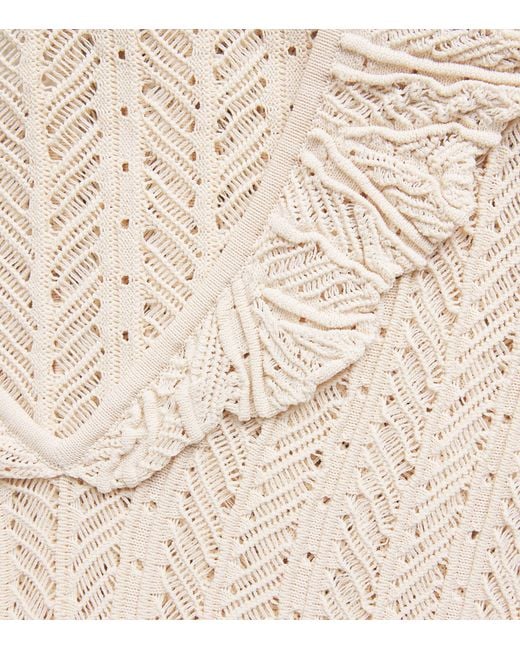 Devon Windsor Natural Knitted Davina Mini Dress