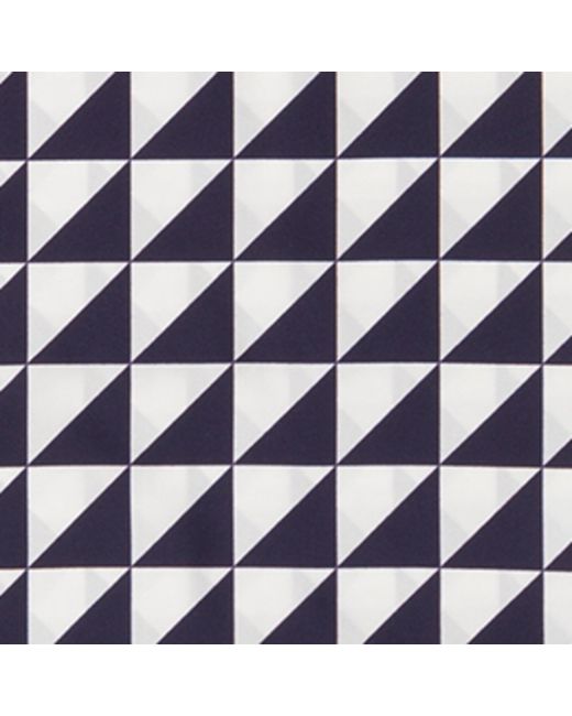 Prada Blue Silk Triangle Scarf