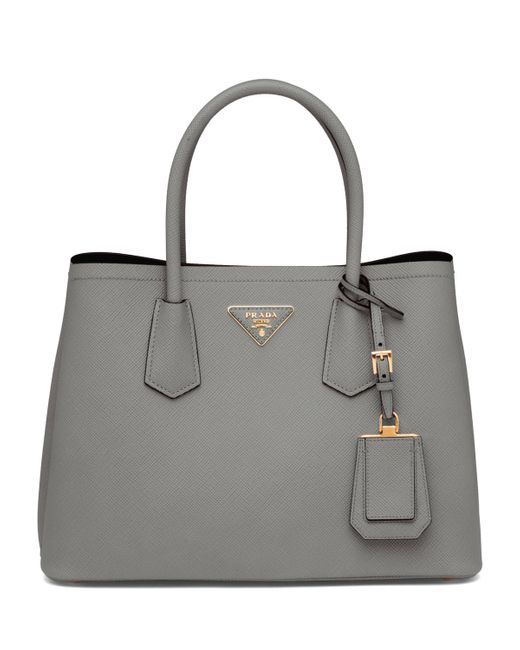 Prada gray handbag sales