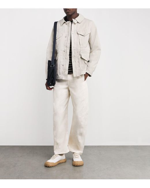 Belstaff White Cotton Cs60 Field Jacket for men