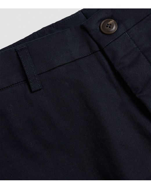 Canali Blue Stretch-cotton Chinos for men