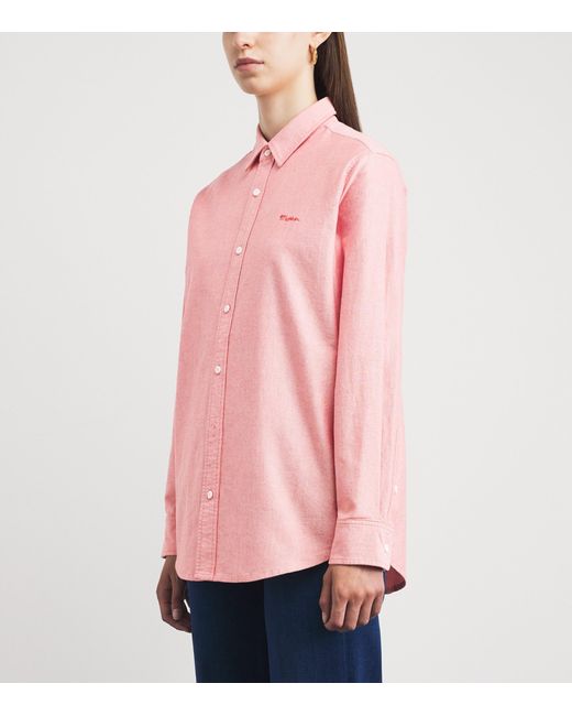 Mother Pink Cotton The Bestie Shirt