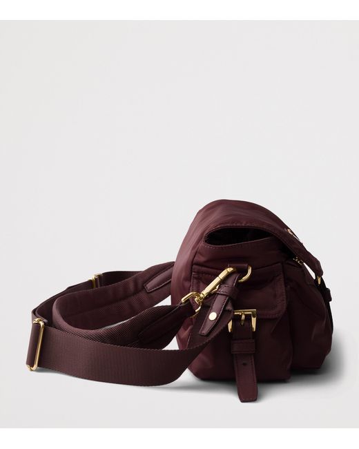 Prada Purple Medium Re-Nylon Explore Shoulder Bag