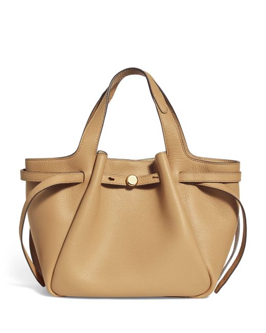 Tory Burch Natural Leather Romy Cross-Body Bag
