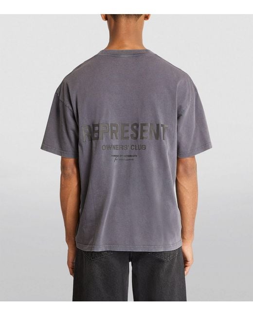 Represent Gray Owners Club T-shirt for men