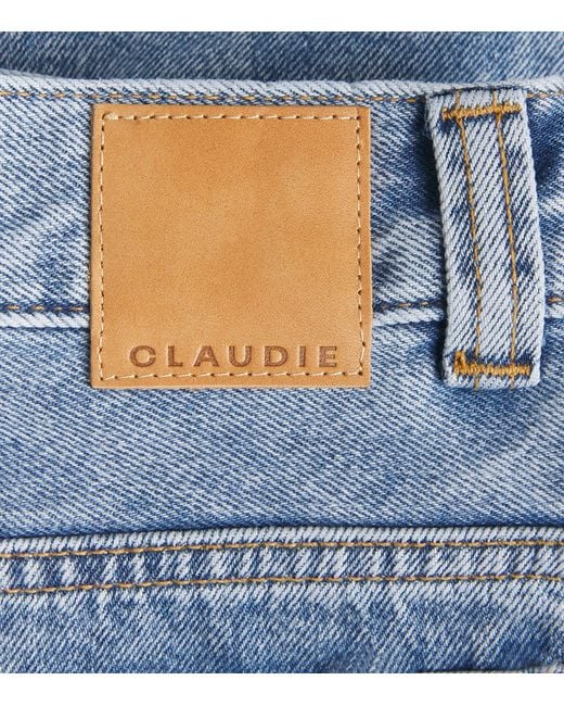 Claudie Pierlot Blue Denim Bermuda Shorts