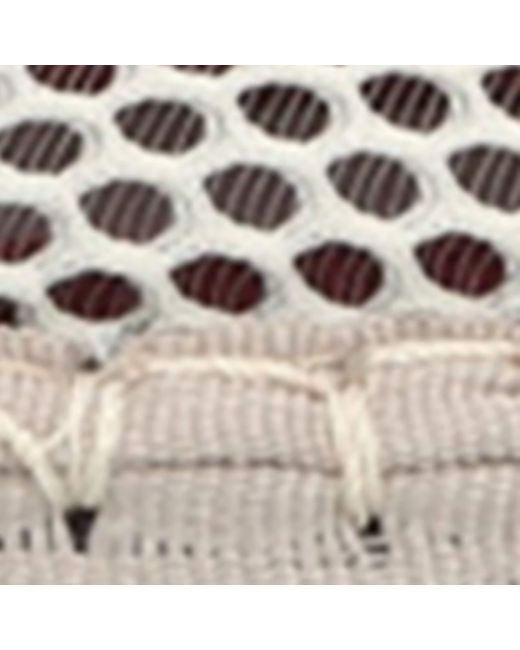 Flabelus White Mesh Isabella Ballet Flats