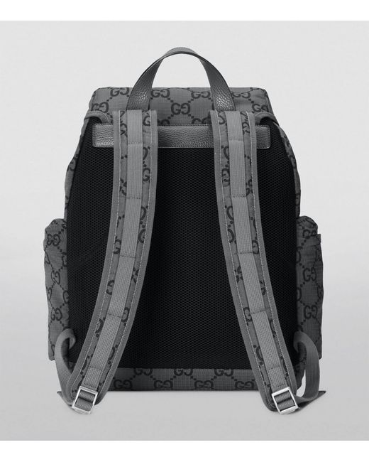 Gucci Gray Jumbo Gg Backpack for men