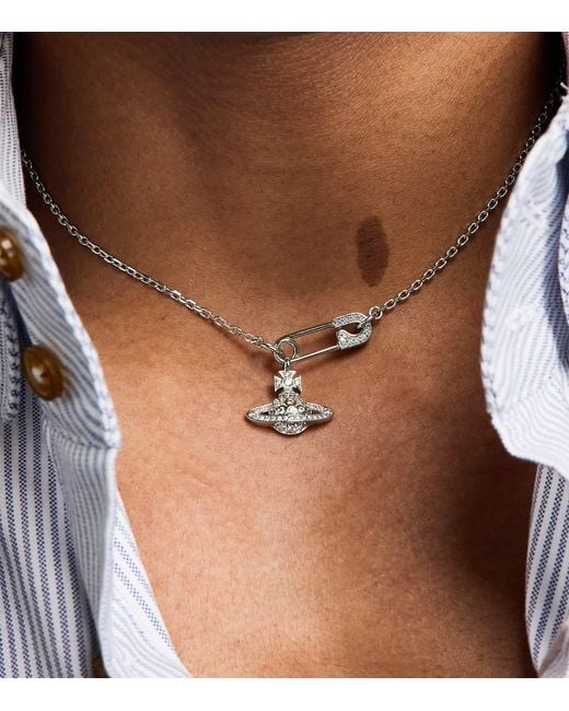 Vivienne Westwood Natural Lucrece Pendant Necklace for men