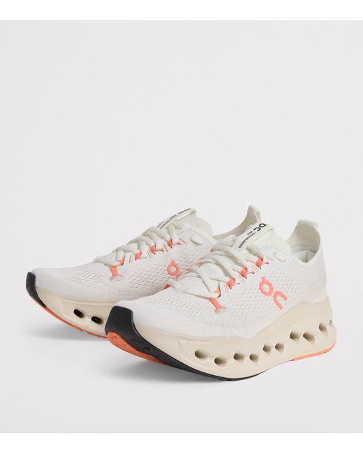On Shoes White Cloudsurfer Max Trainers