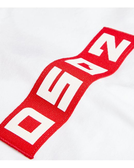 DSquared² White Logo Print T-shirt for men