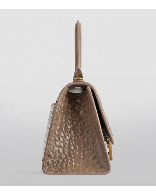 Balenciaga Natural Small Hourglass Top-handle Bag
