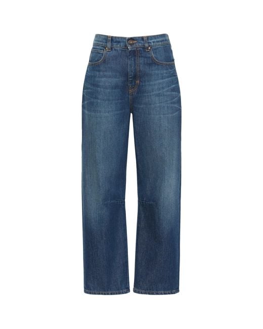 Weekend by Maxmara Blue Barrel Jeans